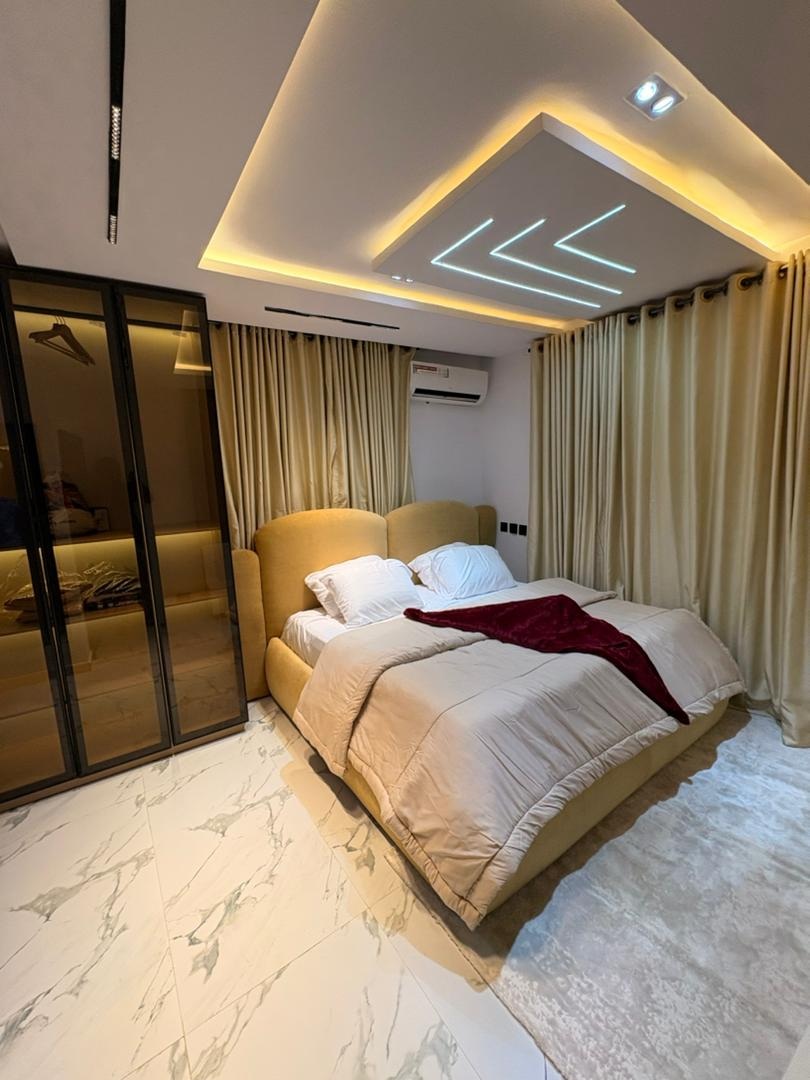 Project LS bedroom with marble flooring